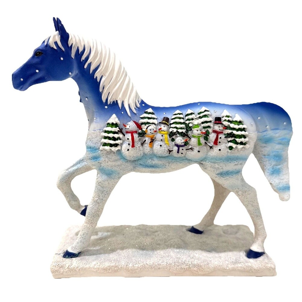 Trail of Painted Ponies Let It Snow 12285 Snowman Christmas Nunbered 1E/8267